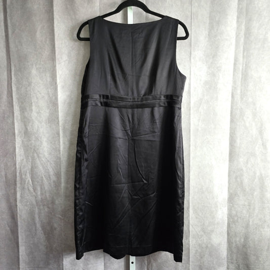 George by Mark Eisen Black Knee Length Dress Size 12