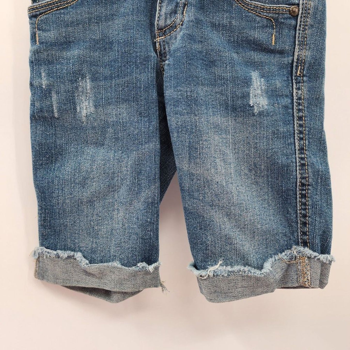 Arizona Jean Company Blue Bermuda Adjustable Shorts Child Slim Size 8