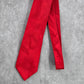 Meeting Street Red Solid Handmade 100% Silk Men's Neck Tie NWOT