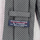 Roundtree & Yorke Black Geometric Silk Handmade Extra Long Men's Neck Tie NWOT