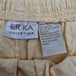 Erika Collection Yellow Linen Shorts Bottoms Pants Extra Large XL