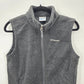 Columbia Gray Full Zip-Up Sleeveless Vest Top Jacket Fleece Large