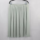 Zara White Green Short Midi Pleated Pull On Skirt Plus 20