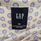 Gap Cream Purple Polka Dot Knee Length Bottom Skirt Plus 14