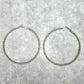 Zara Silver Large Spiral Hoop Stud Earring Fashion Jewelry JB2-9