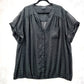 Torrid Black Sheer Polka Dot Blouse Shirt Top Plus Size 3XL