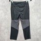 Champion Gray Black Stripe Cropped Active Legging Pants Bottoms Small