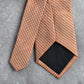 Van Heusen Orange Silver Geometric 100% Polyester Neck Tie NWOT