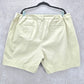 Talbots Tan Cotton Button Shorts Bottoms Pants Plus 20W