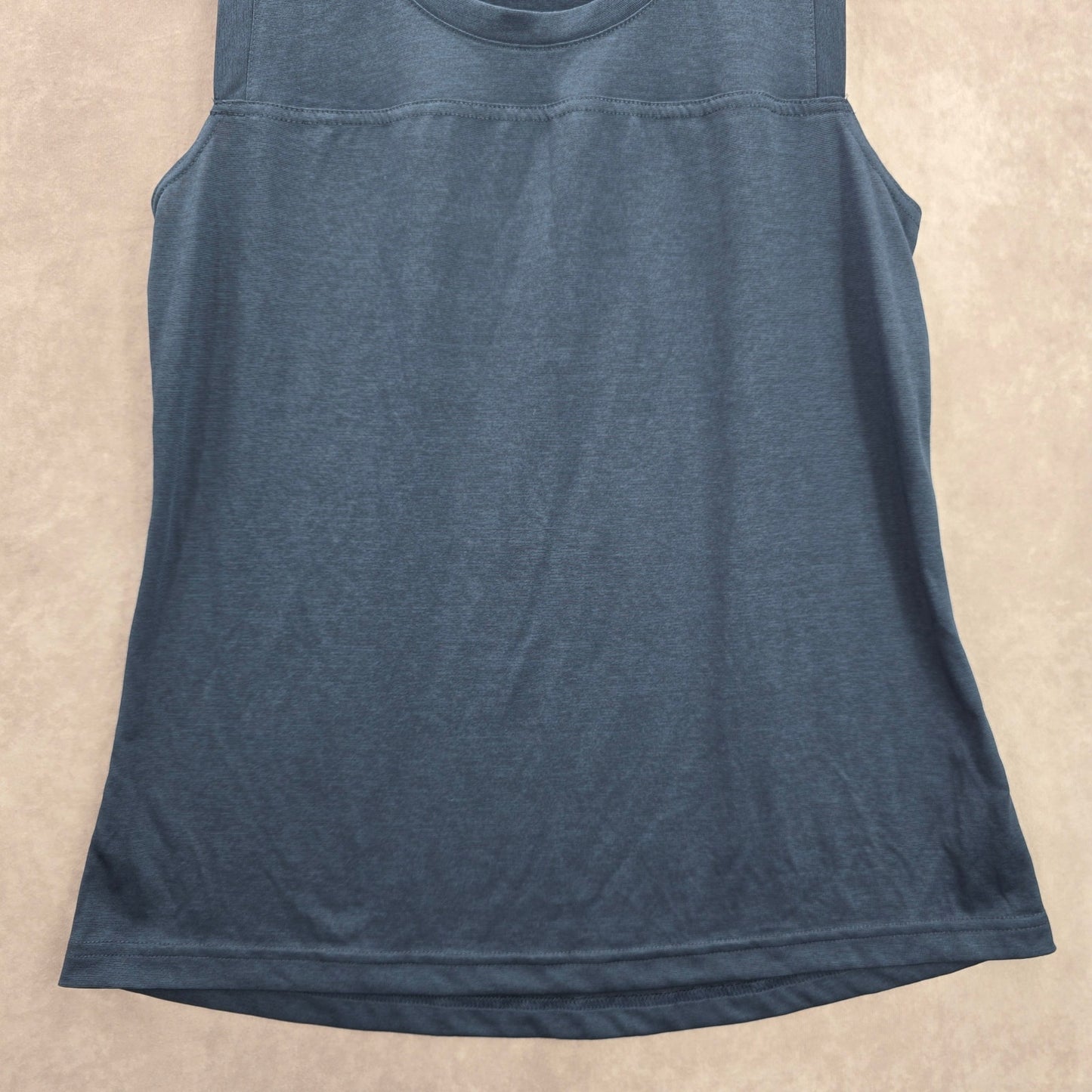 Athletic Works Blue Sleeveless Muscle Athletic Activewear Tank Top Medium