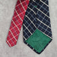 Tommy Hilfiger USA Blue Red Striped Silk Executive Plaid Geometric Neck Tie Men