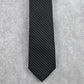 Nautica Black White Polka Dot Stripe Executive Geometric Neck Tie Men's