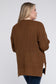 Plus Low Gauge Waffle Open Cardigan Sweater