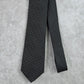 Nautica Black White Polka Dot Stripe Executive Geometric Neck Tie Men's