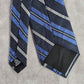 Stafford Navy Blue Gray Stripe Men's Neck Tie NWOT