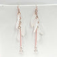 Zara Pink White Dangle Leaf Drop Bead Hook Earring Fashion Jewelry NWT E56