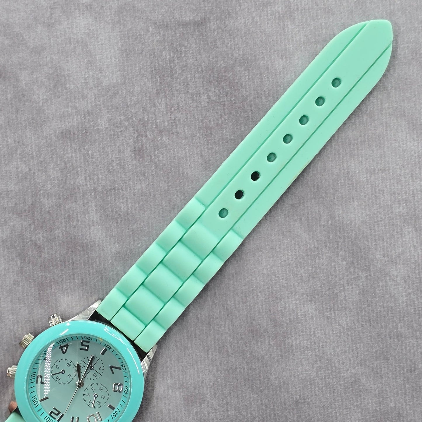 Darice Mint Green Fashion Silver Womens Flexible Watch Jewelry Accessories JB4-1