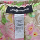 Sag Harbor Cream Pink Floral Midi Flare Skirt Bottom Plus 14