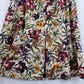 Alfred Dunner Brown Floral Midi Button Skirt Plus 18