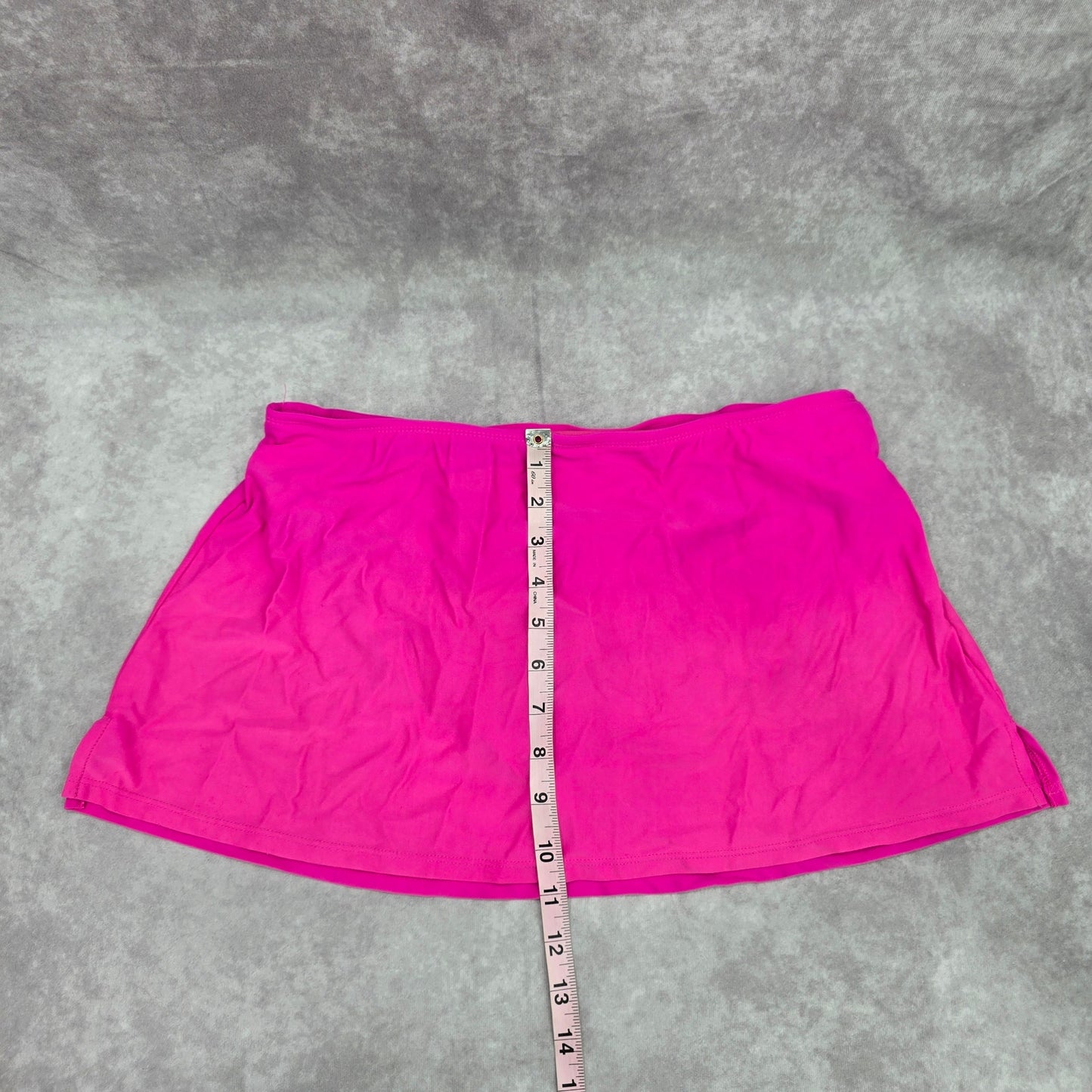 Time and Tru Pink Skort Medium  8-10 Bikini Bottom Swimwear