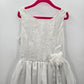 Bloome De Jeune Fille White Silver Party Easter Christmas Dress Girls Size 10