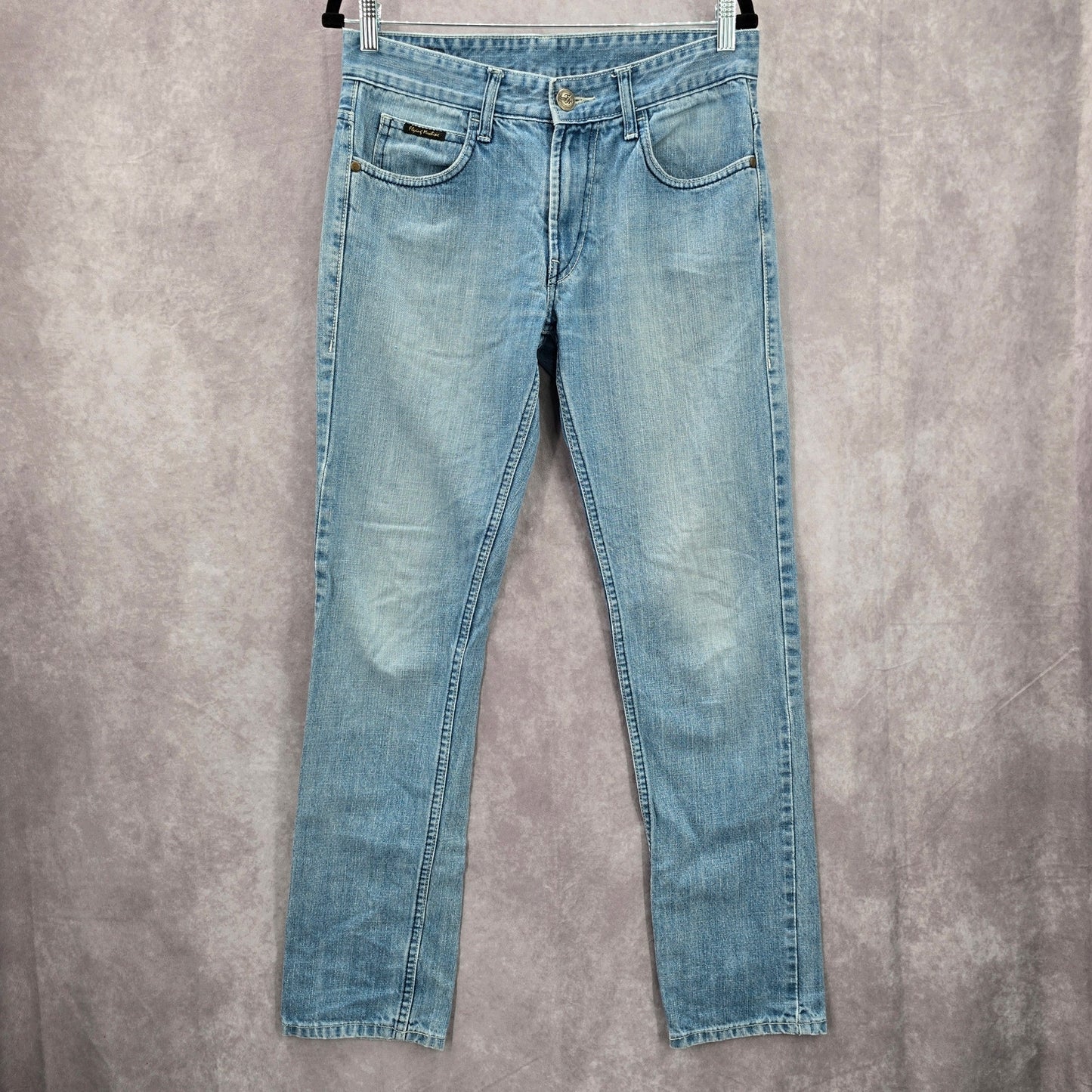 Flying Machine Blue Slim Prince Cotton Straight Denim Jeans Pants 34x42