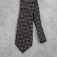 Pierre Cardin Black Pink Square Geometric Executive Silk Neck Tie Men's