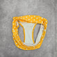 Shein Yellow Polka Dot High Waist Bikini Bottom Swimwear Medium