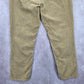 Tommy Hilfiger Tan Khaki Corduroy Straight Slim Stripe Pants Bottoms Men's 36x30