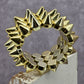 Zara Gold Triple Spike Elastic Stretch Y2K Bracelet Fashion Jewelry NWOT JB4-15