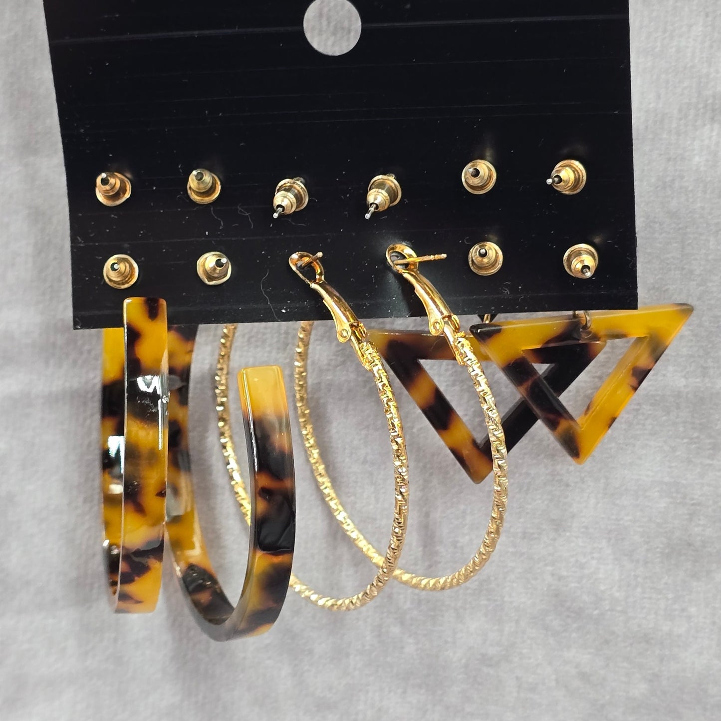 Zara Hoop Stud Dangle Earrings Set of 6 Bundle Fashion Jewelry Earrings NWT