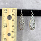 Zara Silver Tear Drop Hook Dangle Earring Fashion Jewelry JB2-3