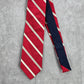 Tommy Hilfiger Red White Blue Stripe 100% Silk Men's Neck Tie NWOT