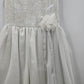 Bloome De Jeune Fille White Silver Party Easter Christmas Dress Girls Size 10