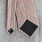 Vitali K Pink Gray Geometric 100% Microfiber Handmade Men's Neck Tie NWOT