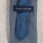 Tommy Hilfiger Blue Foulard Geometric 100% Silk Mens Neck Tie NWOT