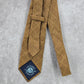 Lee Allison Four in Hands Brown Diamon Geometric Men's Neck Tie NWOT