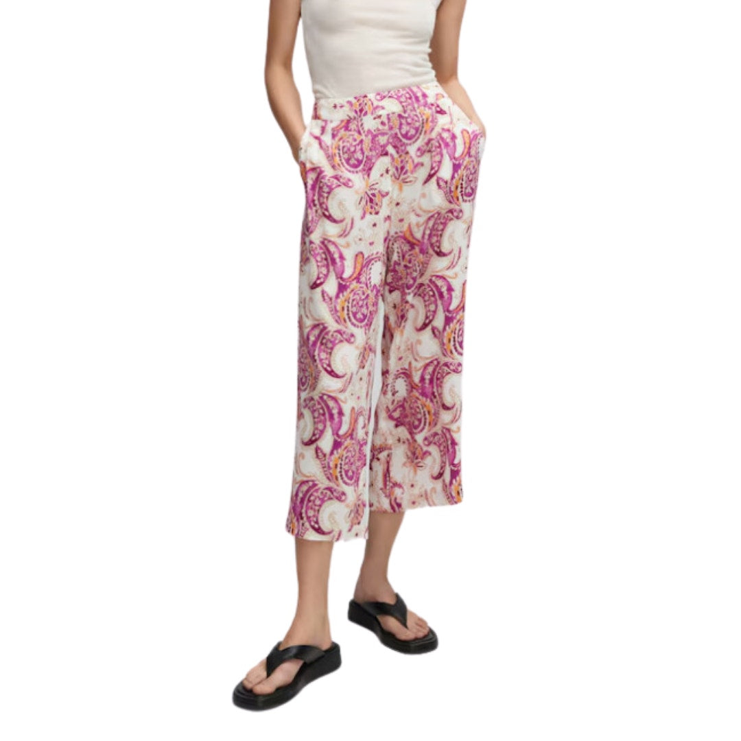 Mango Purple Floral Print Culotte Pants NWT XXL