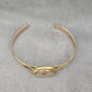 Zara Gold Circle Cuff Adjustable Bracelet Fashion Jewelry NWT