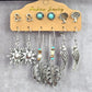 Zara Silver Leaf Bird Sun Boho Hoop Dangle Stud Earrings Fashion Jewelry JB2-74