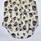 Fun & Flirt Skull Sleeveless Button Hi Low M Blouse Top Shirt Medium