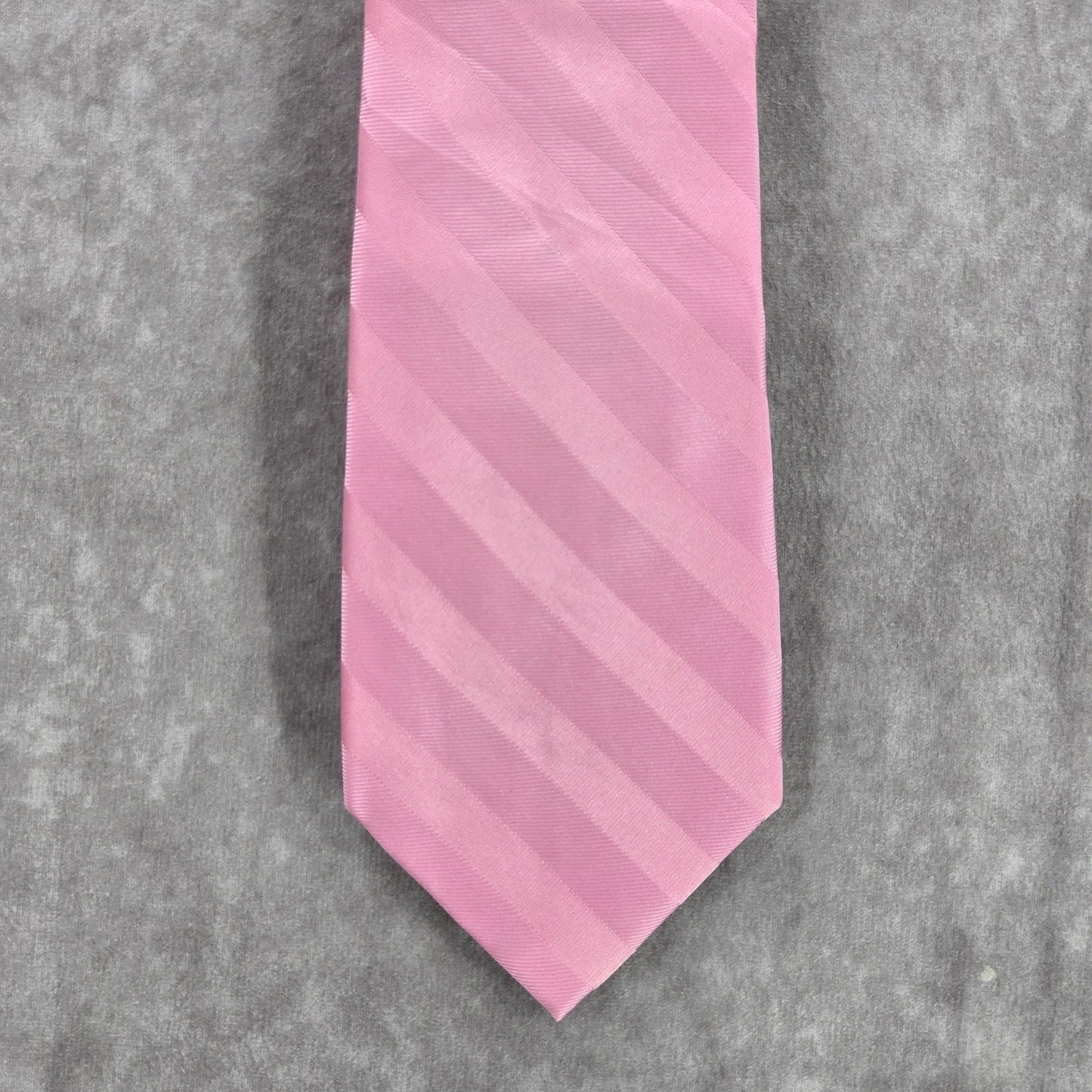 Croft & Barrow Pink Stripe 100% Silk Men's Neck Tie NWOT