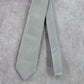 Kiss Ties Gray Black Silver Stripe Microfiber Men's Neck Tie NWOT