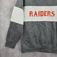 Fan Cloth Gray Sweatshirt Sweater Pullover Raiders Medium