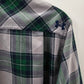 Under Armour Green Plaid Elbow Patch Button Love Sleeve Utility Shirt Large