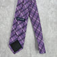 Stafford Essentials Purple Plaid Tartan 100% Polyester Men's Neck Tie NWOT