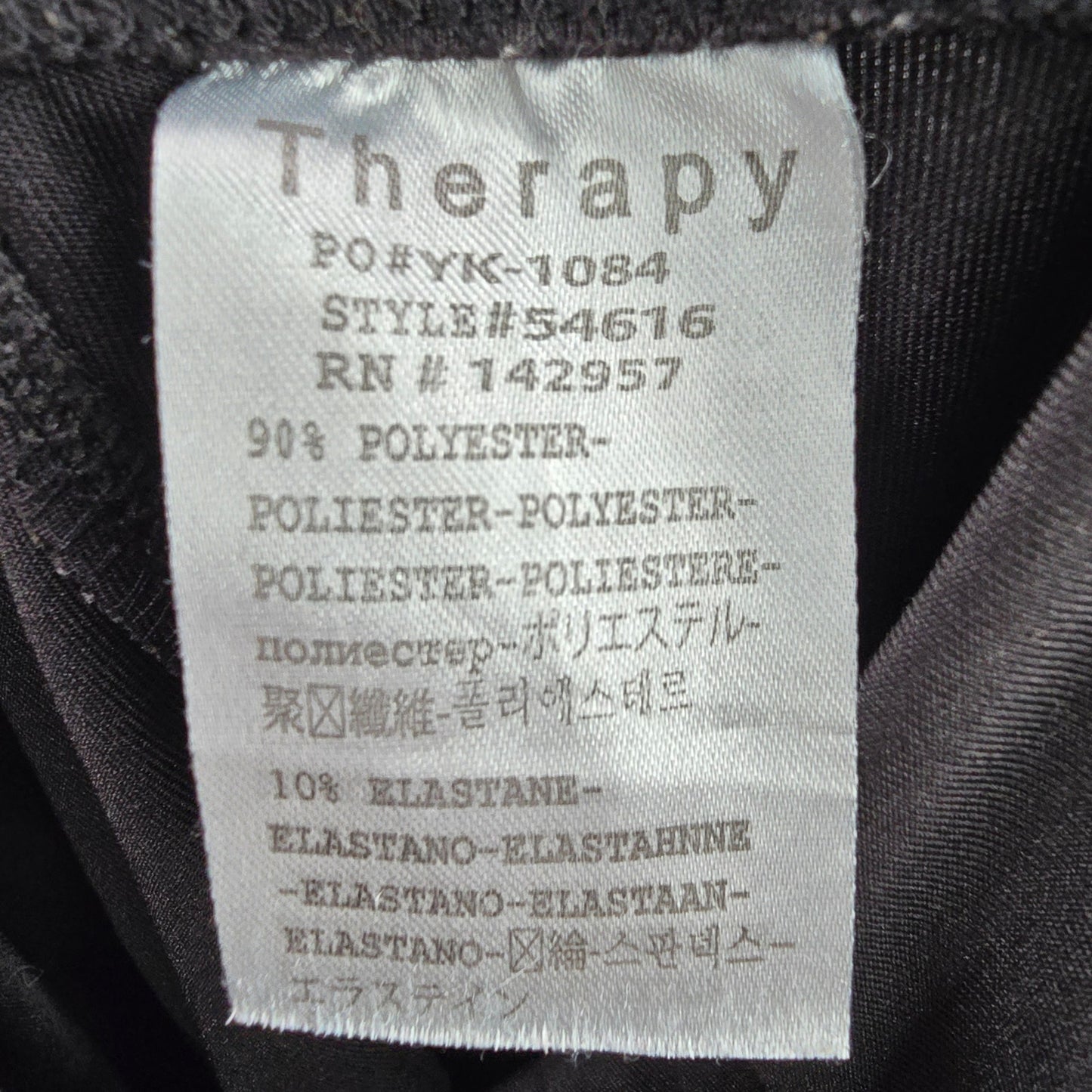 Therapy Black Gray Long Activewear Running Mesh Legging Pants Bottoms Yoga Large