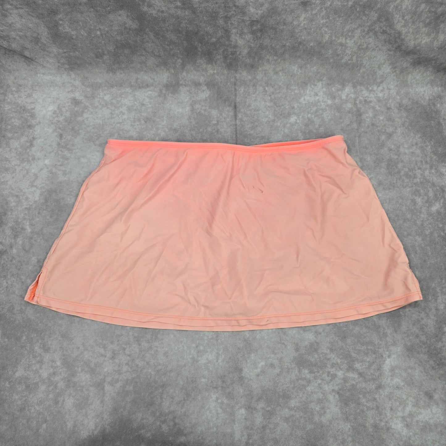 Time and Tru Orange Skort Medium 8-10 Skirt Bikini Bottom Swimwear