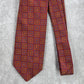 Robert Talbott Red Geometric Hand Sewn Silk Men's Neck Tie NWOT