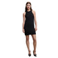 Mango MNG Textured Short Black Dress Sleeveless NWT Size 6